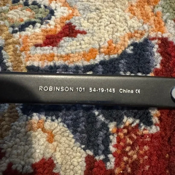 Warby Parker Robinson Eyeglasses Sunglasses Frames Unisex Black - Picture 7 of 7